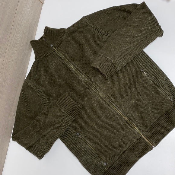 Guess Jeans Knit Sweater Zip Up - Picture 2 of 10